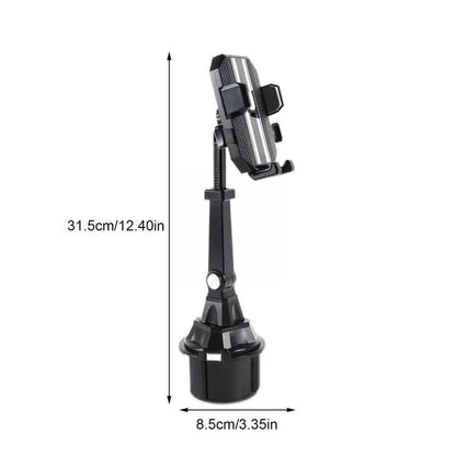 Adjustable Gooseneck Cup Car Phone Stand, Universal Car Cup Holder Phone Mount, iPhone Samsung Huawei LG Sony Nokia