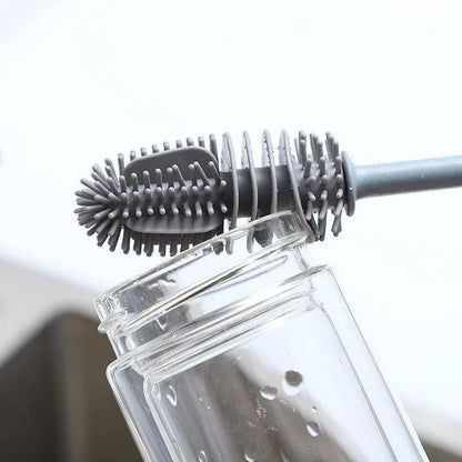 Silicone Bottle Brush Long Handle Cup Scrubber 3