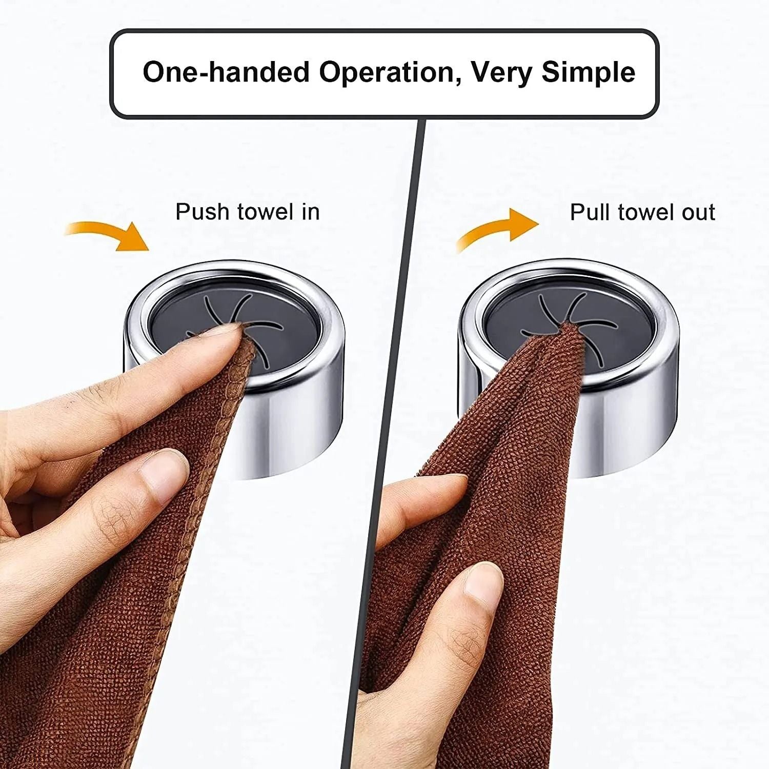 3PCS Dishcloth Storage Clips Wall Hanging Non Punching Towel And Glove Holder 3