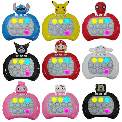 Quick Push Electronic Pop Up Fidget Game with Lights for Kids and Adults