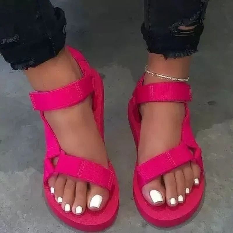 Womens Sport Platform Sandals Non-Slip Outdoor Beach Flat Sandals