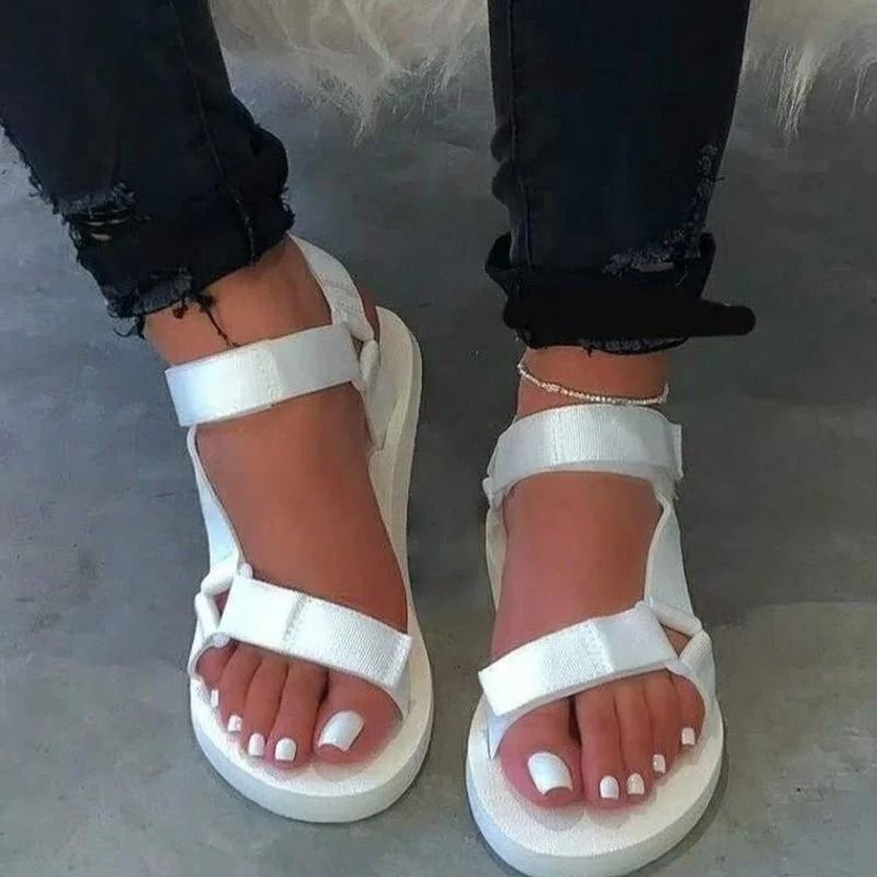 Womens Sport Platform Sandals NonSlip Outdoor Beach Flat Sandals 5