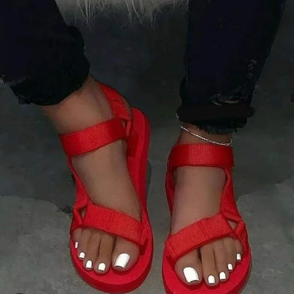 Womens Sport Platform Sandals NonSlip Outdoor Beach Flat Sandals 7