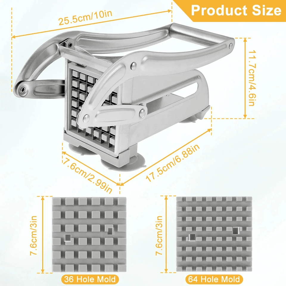 Stainless Steel Manual Potato Cutter And French Fries Slicer 2