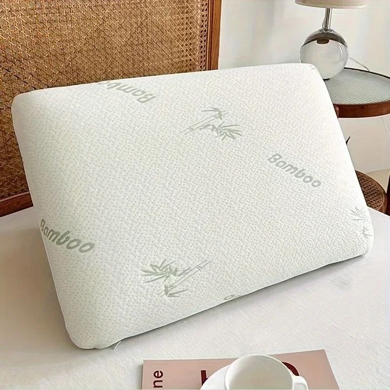 Slow Rebound Bamboo Fiber Memory Pillow for Neck Support