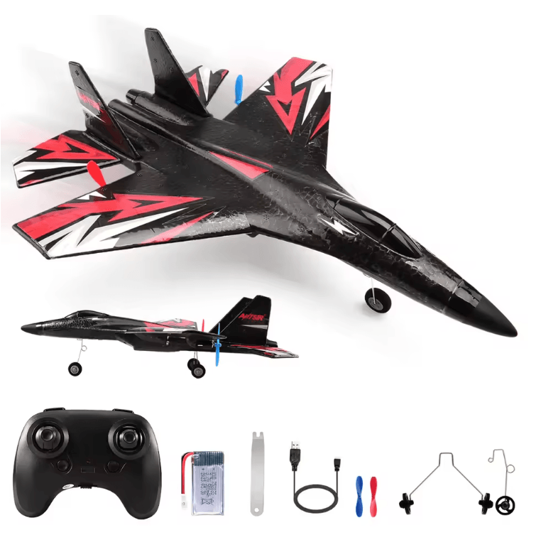 SU27 RC Plane With LED Lights And EPP Foam Remote Control Glider 2