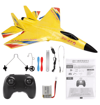 SU27 RC Plane With LED Lights And EPP Foam Remote Control Glider 5