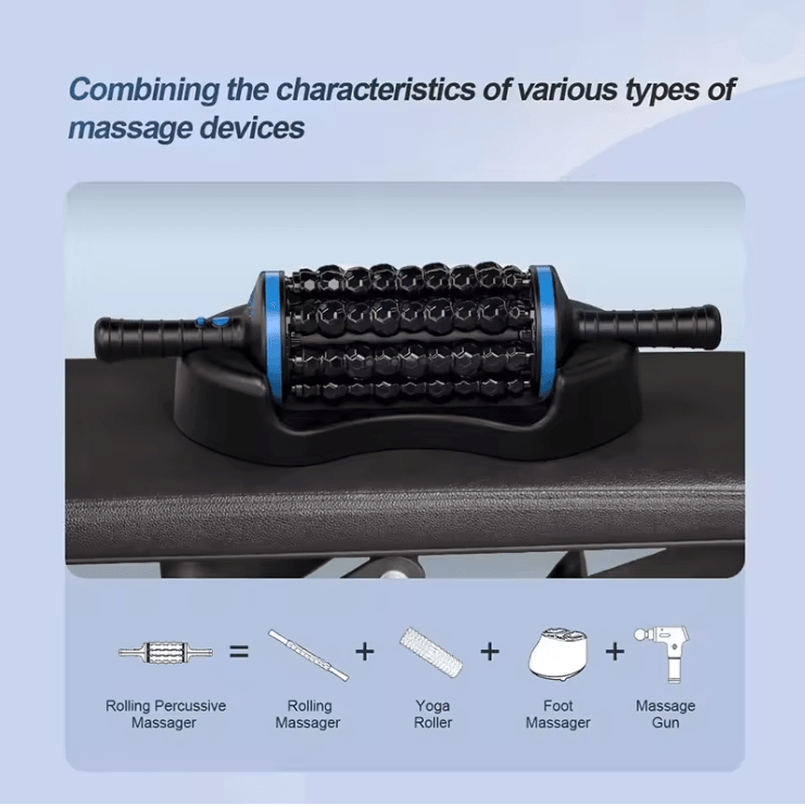 Cordless Roller Body Massager With Rechargeable 360 Percussive Therapy 2