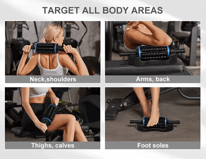 Cordless Roller Body Massager With Rechargeable 360 Percussive Therapy 4