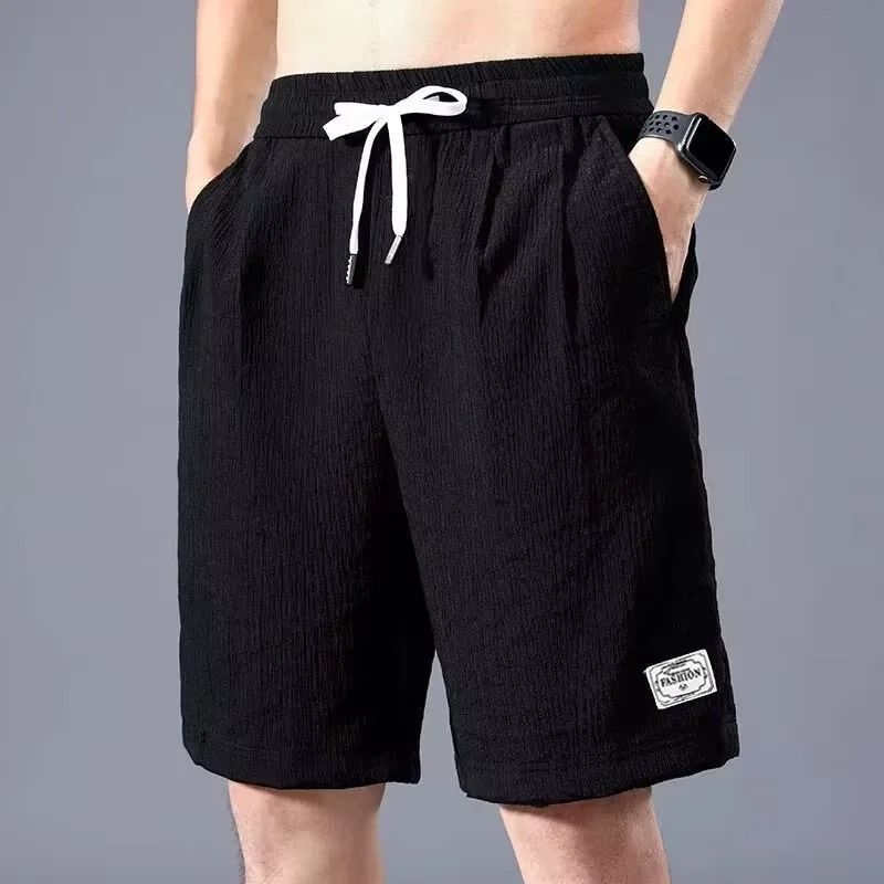 Mens Ice Silk Sports Shorts Thin Breathable Casual 7