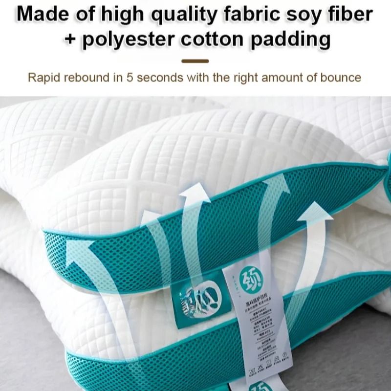 Neck Support Pillow With Zoning Design 1