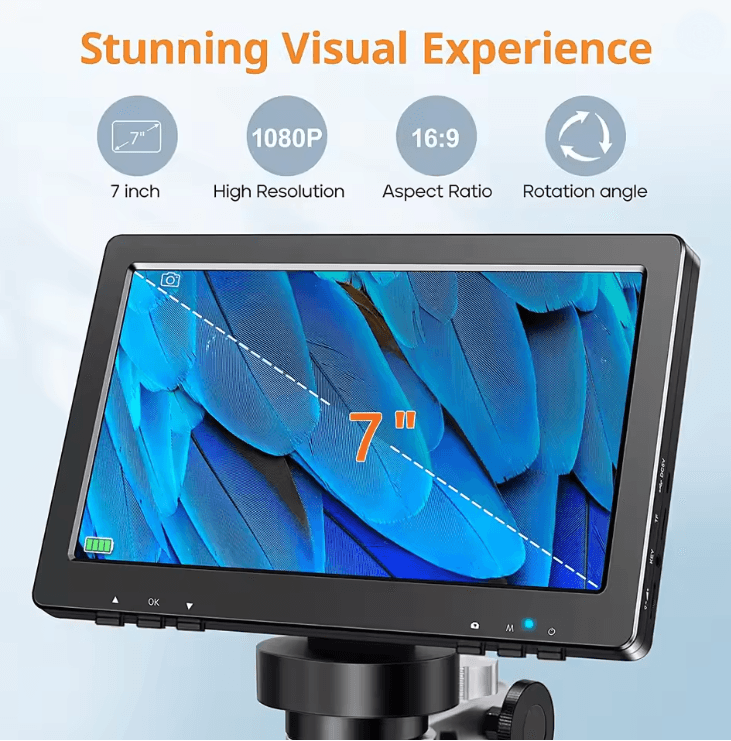 Digital Microscope 1200x HD USB Professional Magnification Tool With LED Lighting 1