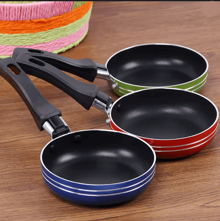 Mini Non Stick Frying Pan Small Steel Cookware For Eggs And Sauces 1
