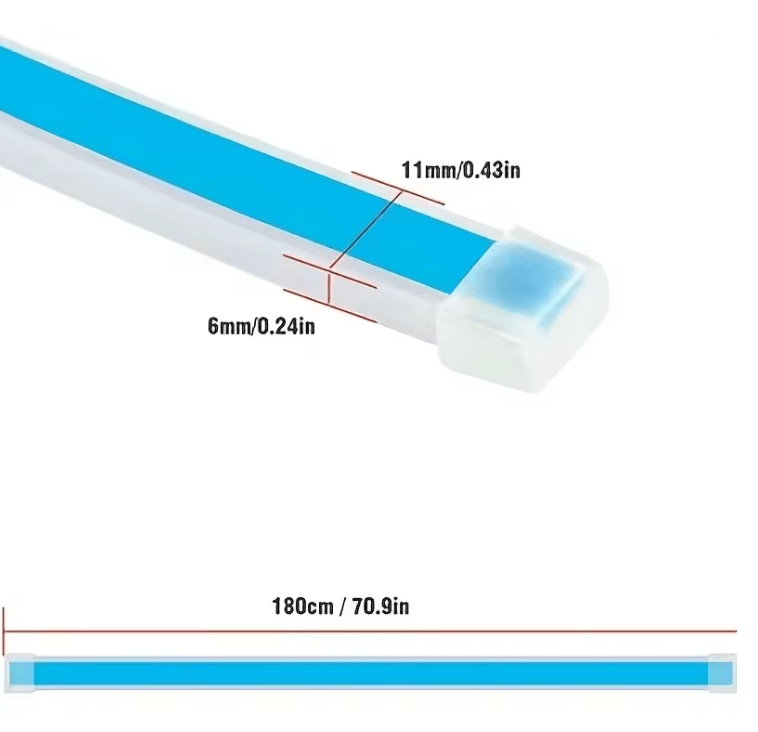 LED Daytime Running Light Car Hood Decorative Ambient Strip 2
