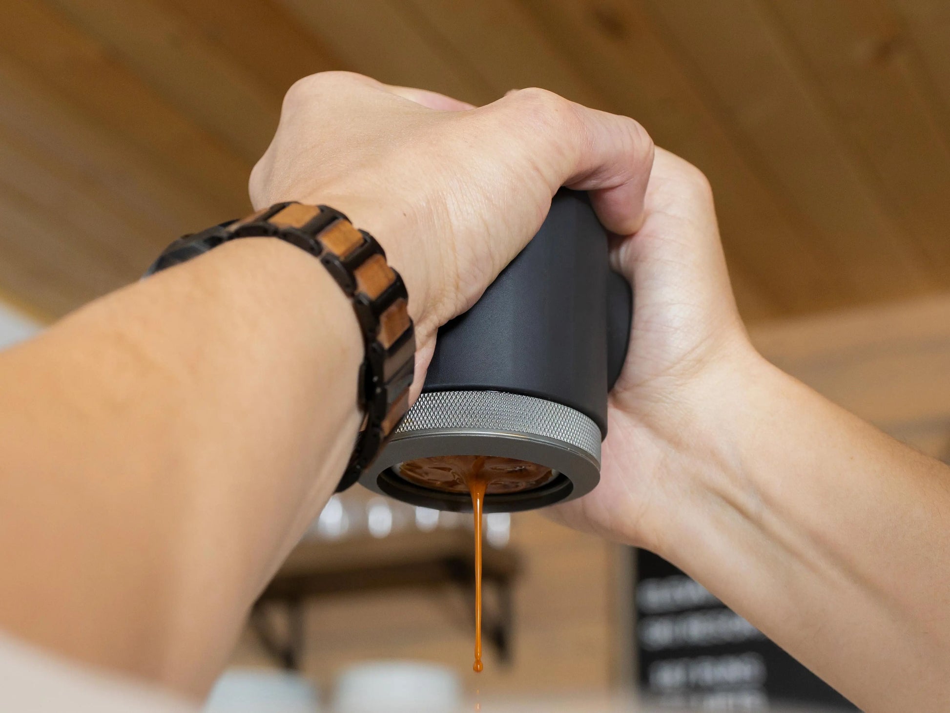 Portable Espresso Maker 18 Bar Travel Coffee Machine 4