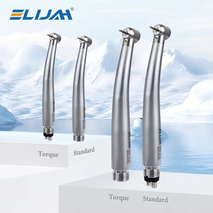 Dental LED High Speed Handpiece Air Turbine with Push Button Ceramic Bearing and Water Spray