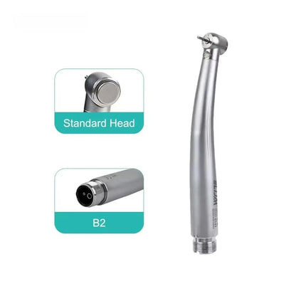 Dental LED High Speed Handpiece Air Turbine With Push Button Ceramic Bearing And Water Spray 10