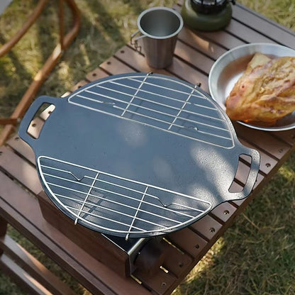 Outdoor Stainless Steel Barbecue Net Grill Rack  Durable NonStick Steam  Fry Pan For Camping BBQ An 3