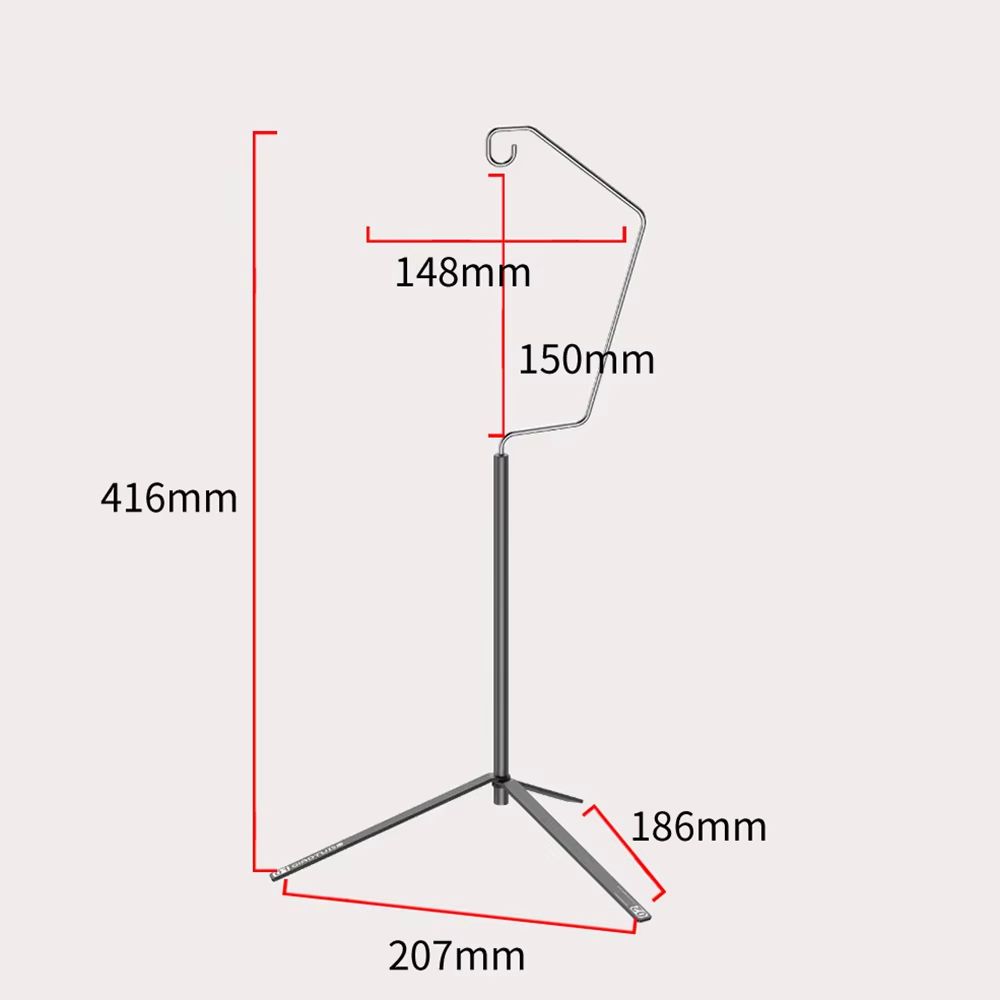TARKA Ultralight Lantern Stand  Portable Tabletop Light Holder And Detachable Outdoor Camping Lante 6