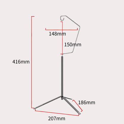 TARKA Ultralight Lantern Stand  Portable Tabletop Light Holder And Detachable Outdoor Camping Lante 6