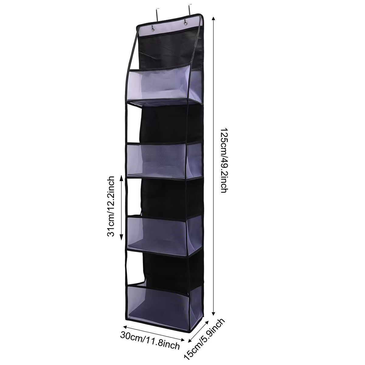 Over The Door Hanging Organizer  46 Layer Wall Storage For Closet Bathroom Nursery  Bedroom 9