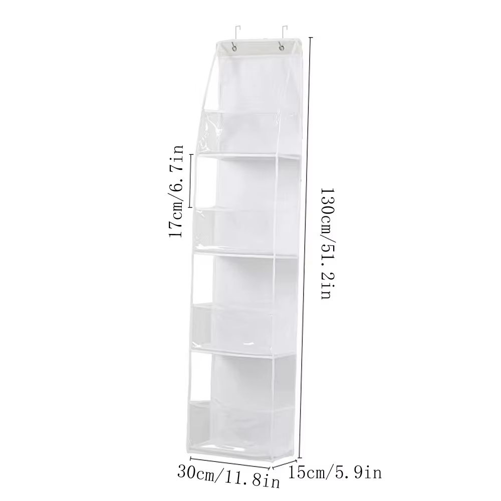 Over The Door Hanging Organizer  46 Layer Wall Storage For Closet Bathroom Nursery  Bedroom 14