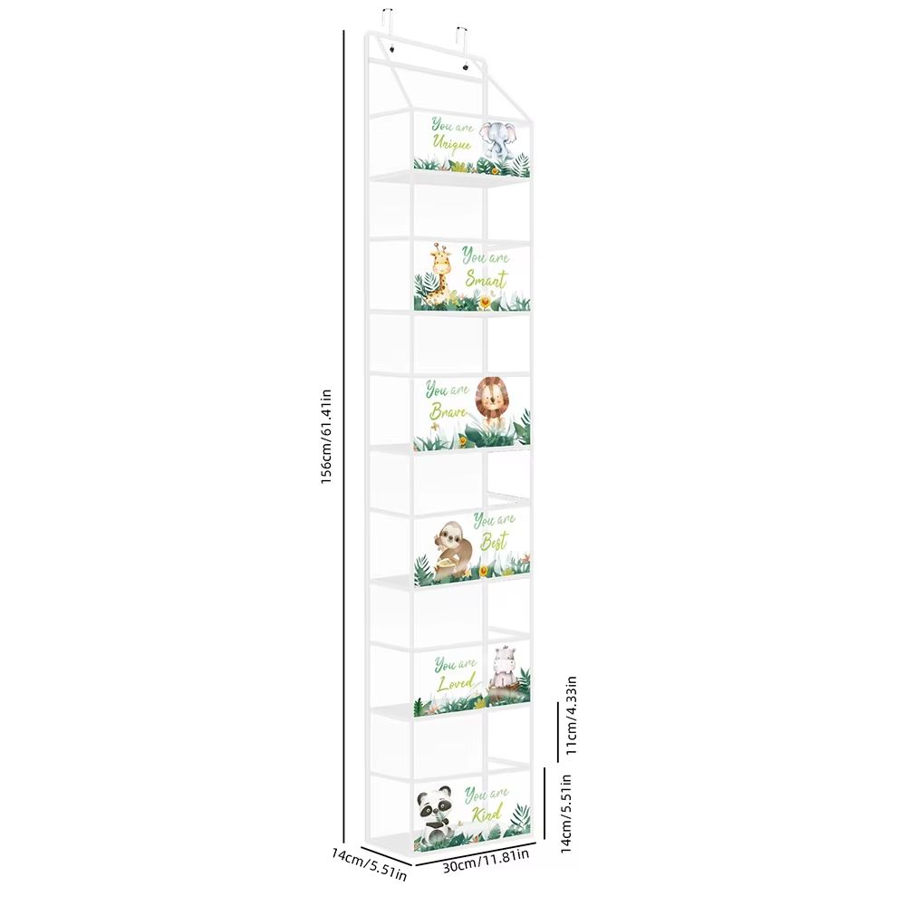 Over The Door Hanging Organizer  46 Layer Wall Storage For Closet Bathroom Nursery  Bedroom 16