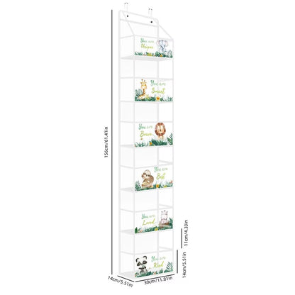 Over The Door Hanging Organizer  46 Layer Wall Storage For Closet Bathroom Nursery  Bedroom 16
