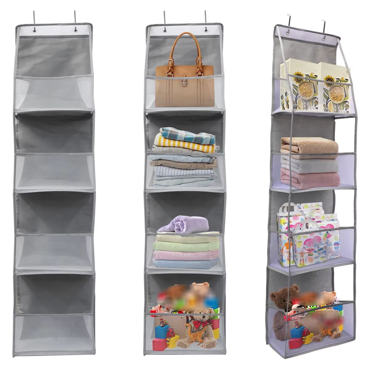 Over The Door Hanging Organizer  46 Layer Wall Storage For Closet Bathroom Nursery  Bedroom 1