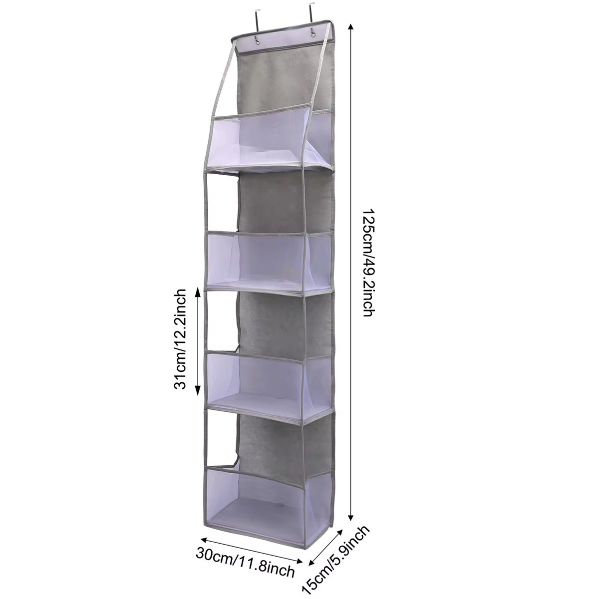 Over The Door Hanging Organizer  46 Layer Wall Storage For Closet Bathroom Nursery  Bedroom 5