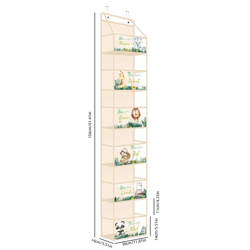 Over The Door Hanging Organizer  46 Layer Wall Storage For Closet Bathroom Nursery  Bedroom 22