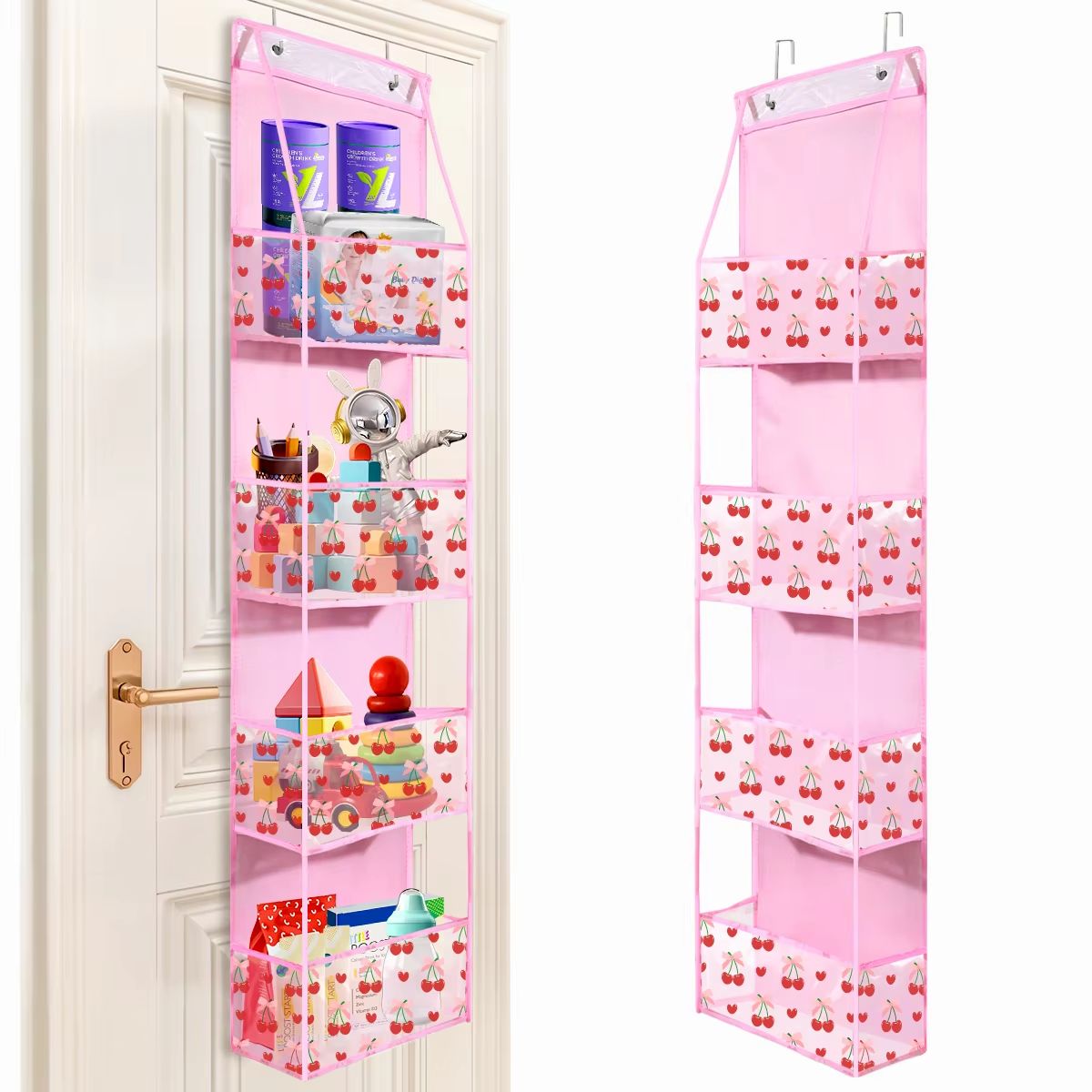 Over The Door Hanging Organizer  46 Layer Wall Storage For Closet Bathroom Nursery  Bedroom 26