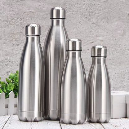 Stainless Steel Water Bottle  500ml 750ml 1000ml Leakproof Travel Sports Drink Bottle For Outdoor G 3