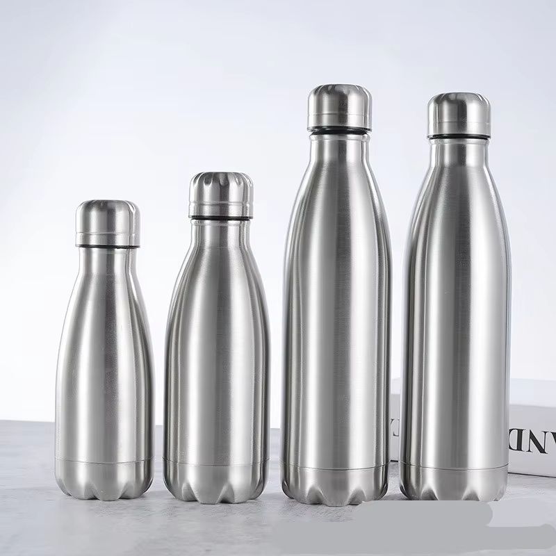 Stainless Steel Water Bottle  500ml 750ml 1000ml Leakproof Travel Sports Drink Bottle For Outdoor G 5