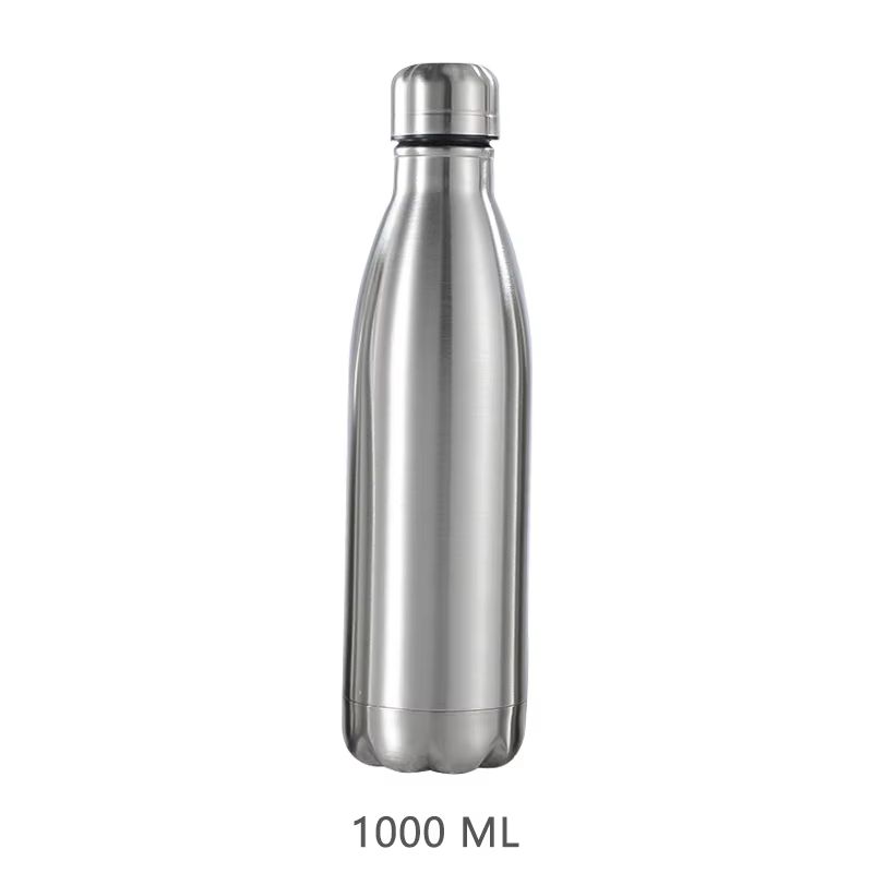 Stainless Steel Water Bottle  500ml 750ml 1000ml Leakproof Travel Sports Drink Bottle For Outdoor G 7