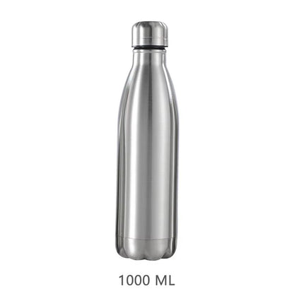 Stainless Steel Water Bottle  500ml 750ml 1000ml Leakproof Travel Sports Drink Bottle For Outdoor G 7