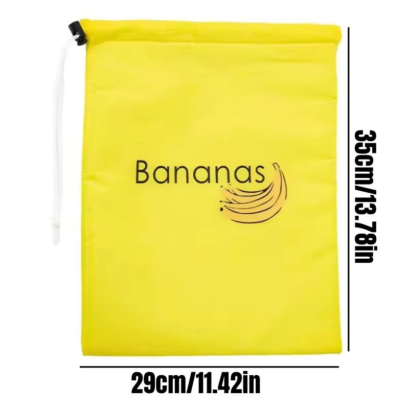 Reusable Banana Storage Bags  Insulated FreshKeeping Drawstring Pouch For Fruit And Vegetables Dura 5