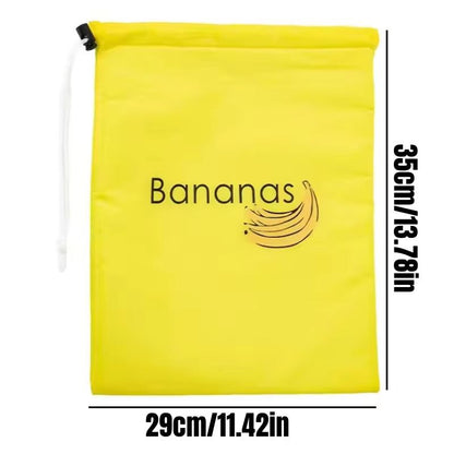 Reusable Banana Storage Bags  Insulated FreshKeeping Drawstring Pouch For Fruit And Vegetables Dura 5