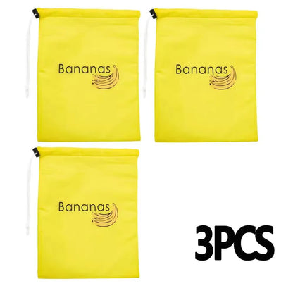 Reusable Banana Storage Bags  Insulated FreshKeeping Drawstring Pouch For Fruit And Vegetables Dura 9