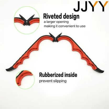 4in1 MultiFunction Can Opener  Easy Grip Bottle Cap Twister And AntiSlip Handle Opener For Cans And 3
