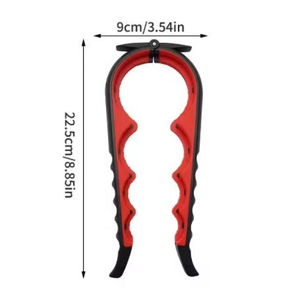 4in1 MultiFunction Can Opener  Easy Grip Bottle Cap Twister And AntiSlip Handle Opener For Cans And 9