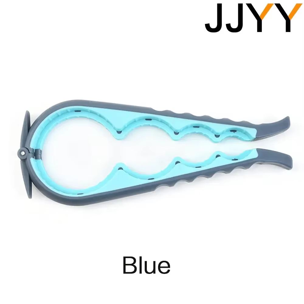 4in1 MultiFunction Can Opener  Easy Grip Bottle Cap Twister And AntiSlip Handle Opener For Cans And 10