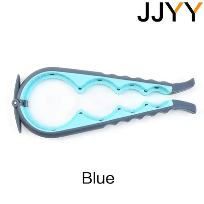 4in1 MultiFunction Can Opener  Easy Grip Bottle Cap Twister And AntiSlip Handle Opener For Cans And 10