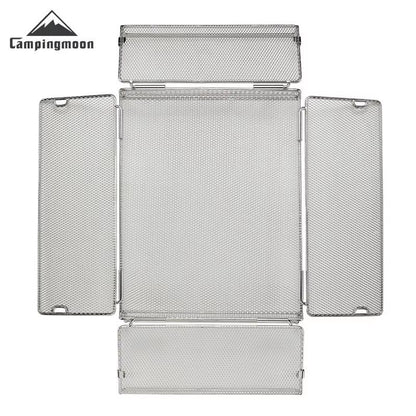 CAMPINGMOON CK24 IGT Mesh Box  Storage Basket  Multifunctional 304 Stainless Steel Outdoor Table Un 4