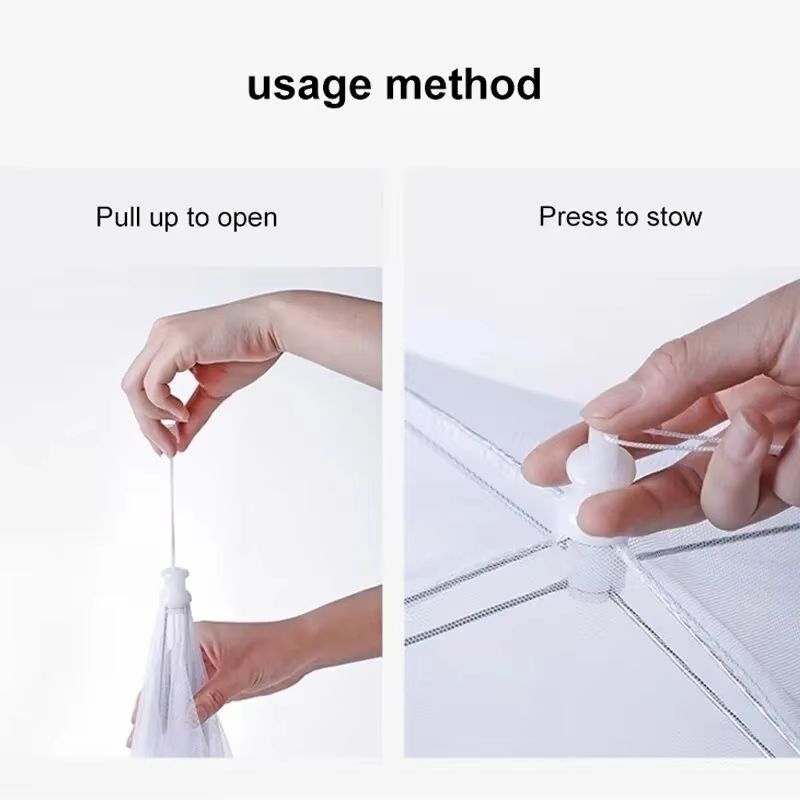 Foldable Food Cover Mesh  Washable InsectProof Table Cover For Outdoor Dining  Kitchen Protection 4