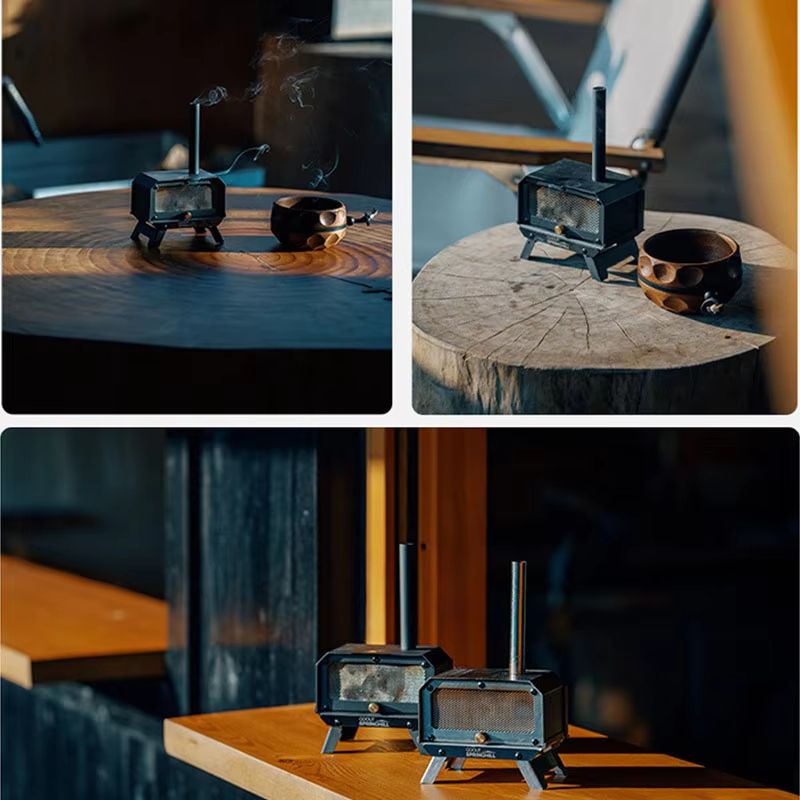 Goout Springhill Mini Wood Stove  Portable Folding Incense Burner  Mosquito Repellent For Camping O 1