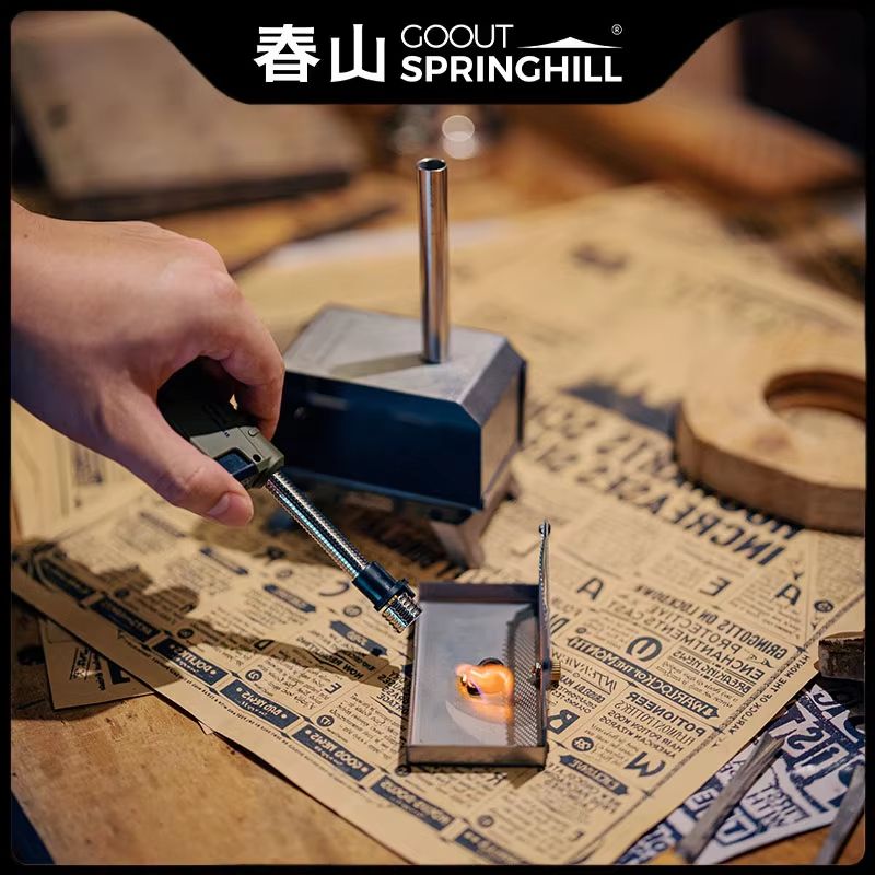 Goout Springhill Mini Wood Stove  Portable Folding Incense Burner  Mosquito Repellent For Camping O 2