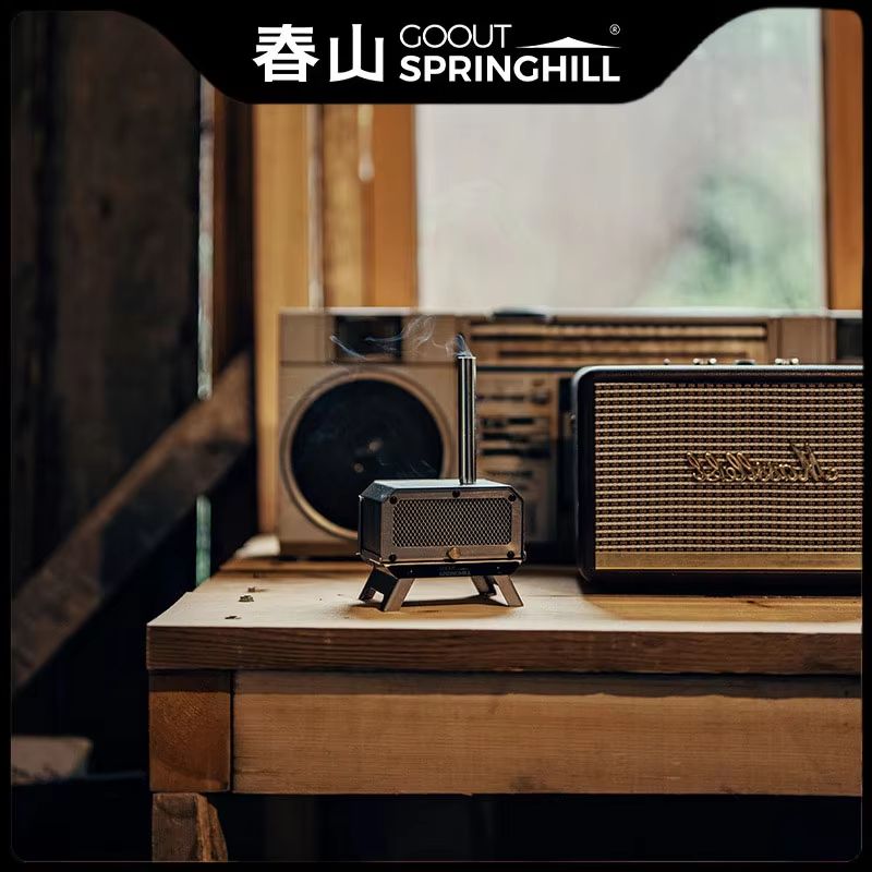 Goout Springhill Mini Wood Stove  Portable Folding Incense Burner  Mosquito Repellent For Camping O 3