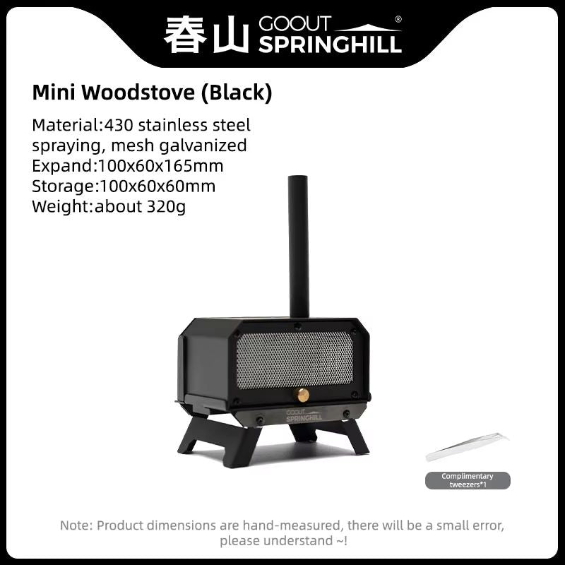 Goout Springhill Mini Wood Stove  Portable Folding Incense Burner  Mosquito Repellent For Camping O 9