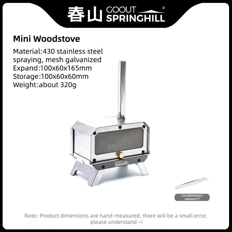 Goout Springhill Mini Wood Stove  Portable Folding Incense Burner  Mosquito Repellent For Camping O 7